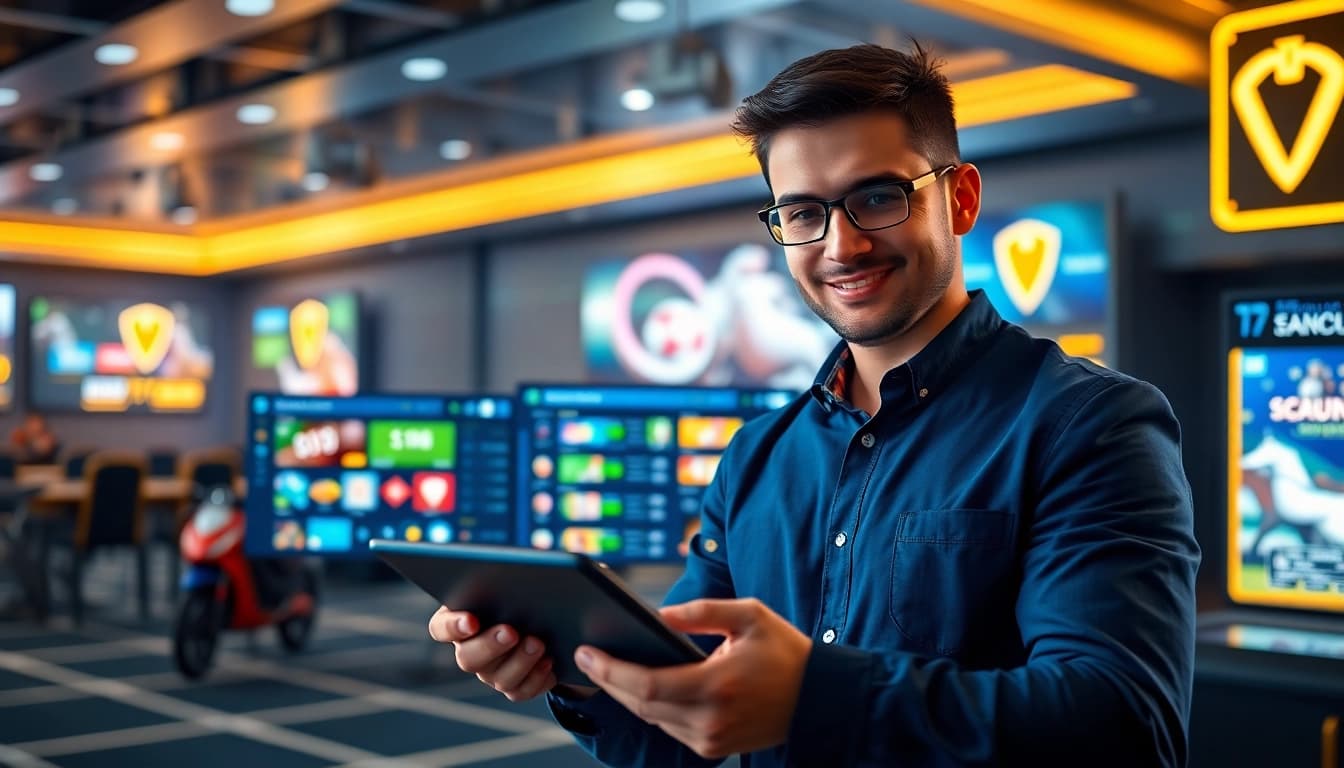 Scène de plateforme de paris en ligne High-tech mettant en avant la sécurité et la diversité des jeux de 79king hn pour réussir en 2025