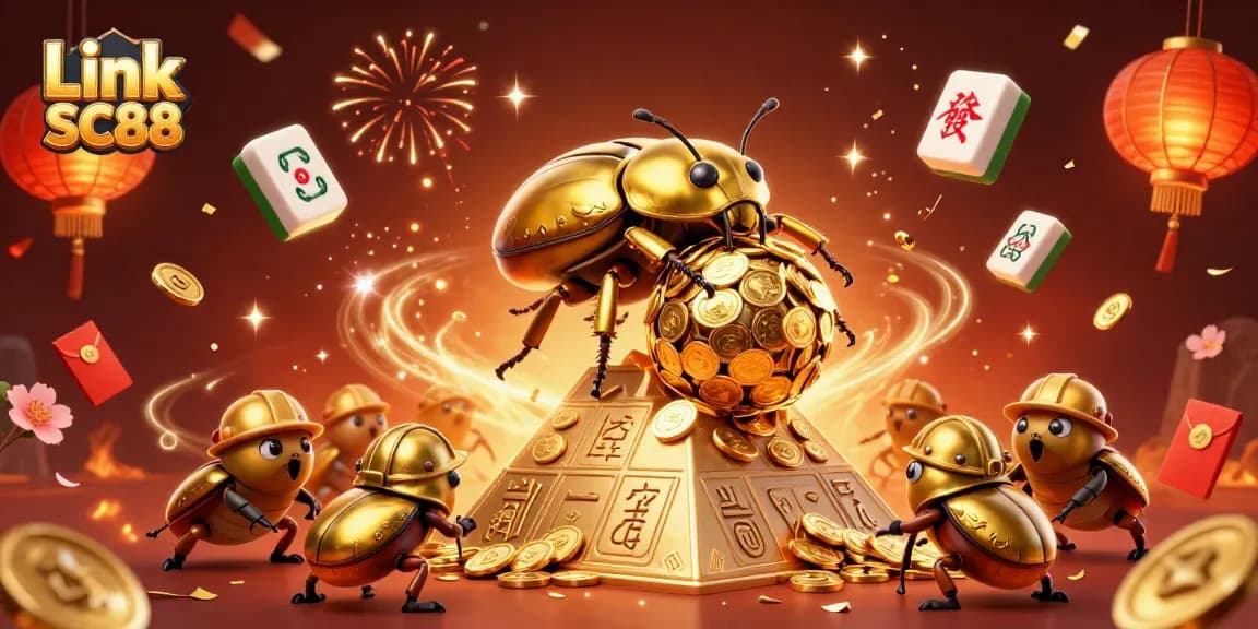 Experience thrilling gameplay and winning opportunities at Link SC88 with vibrant casino elements and festive energy.