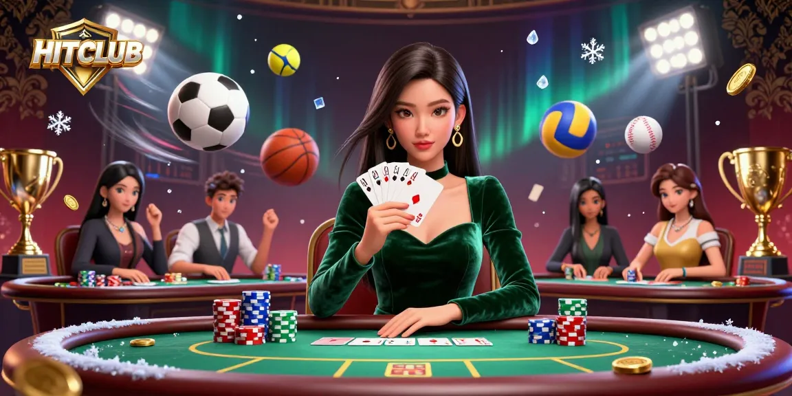 Experience the excitement of HITCLUB with strategic poker play and dynamic game elements.