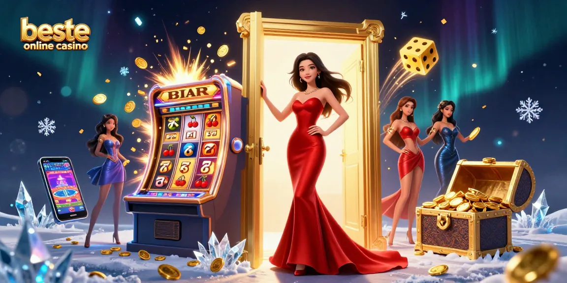 Experience the excitement at the beste online casino with a stunning mermaid gown and jackpot thrills.