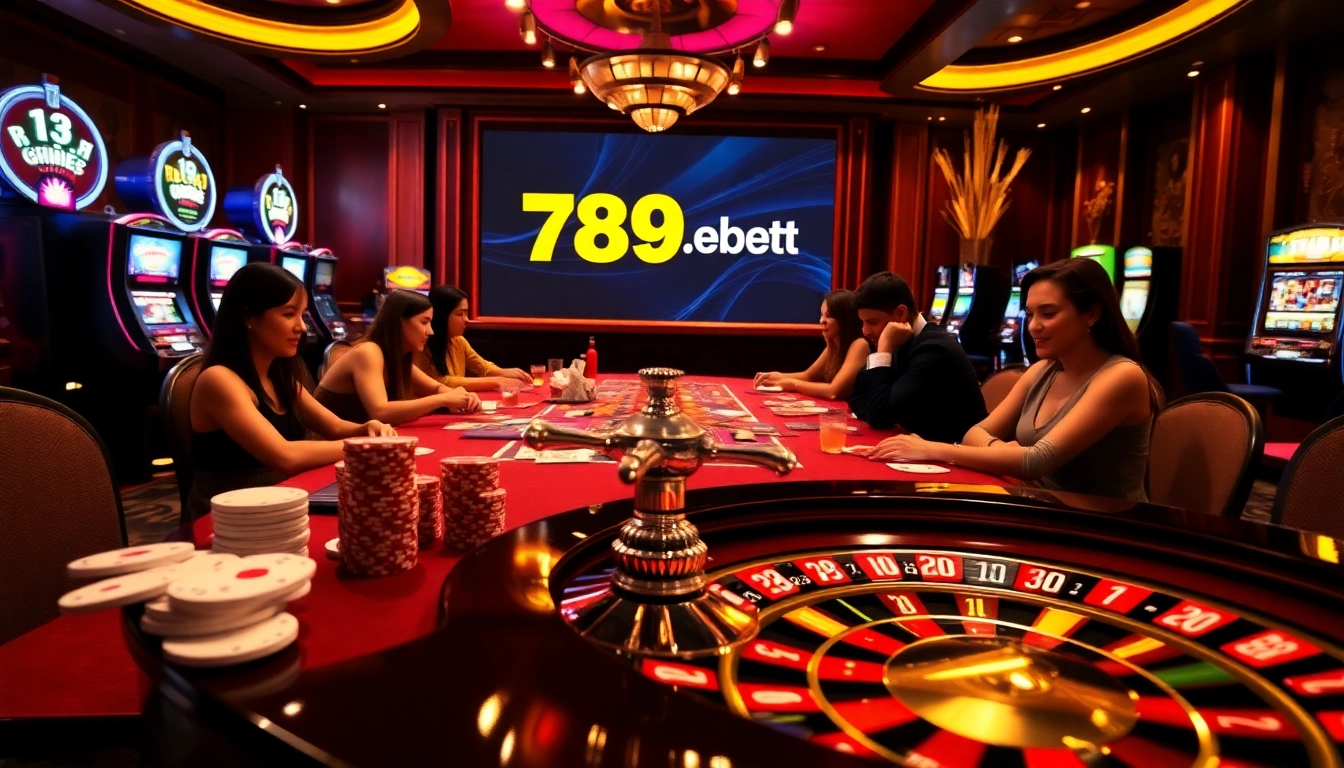 Experience the thrilling gaming action at 789bet.events with a colorful casino atmosphere and high-stakes poker.
