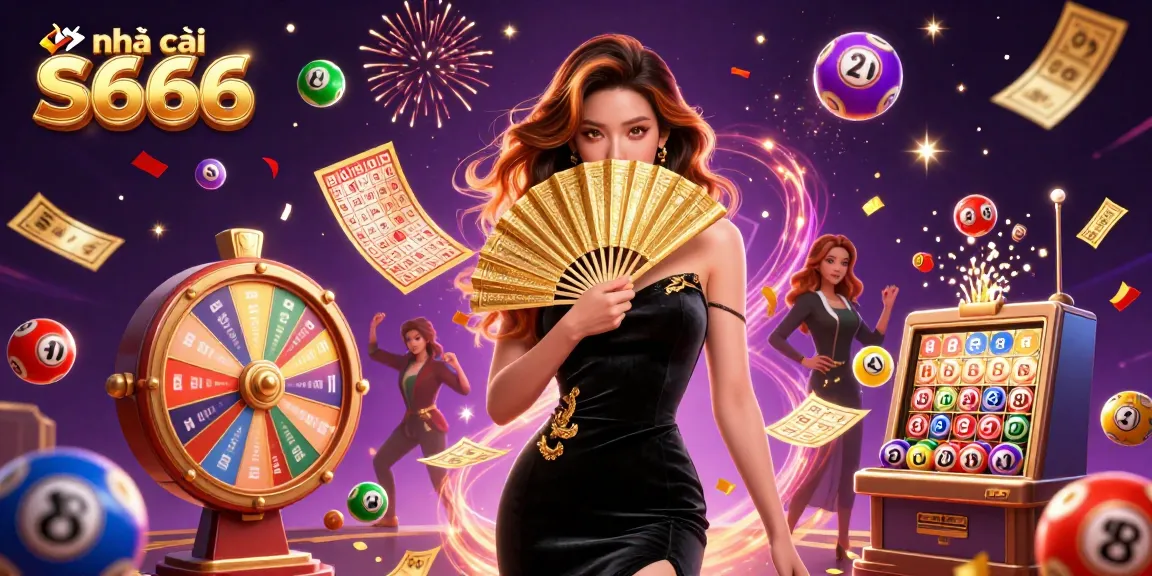 Engage with the diverse offerings at nhà cái S666, where colorful games and vibrant lottery elements await players.