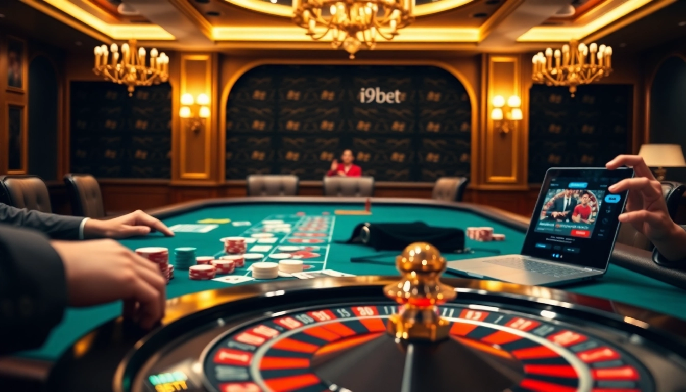 Experience the thrill of i9bet online gaming with vibrant casino tables and interactive gameplay.