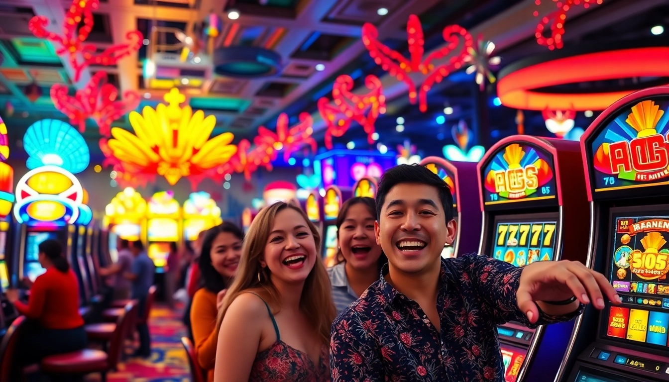 Pemain menikmati pengalaman situs slot gacor dengan ekspresi penuh kegembiraan.
