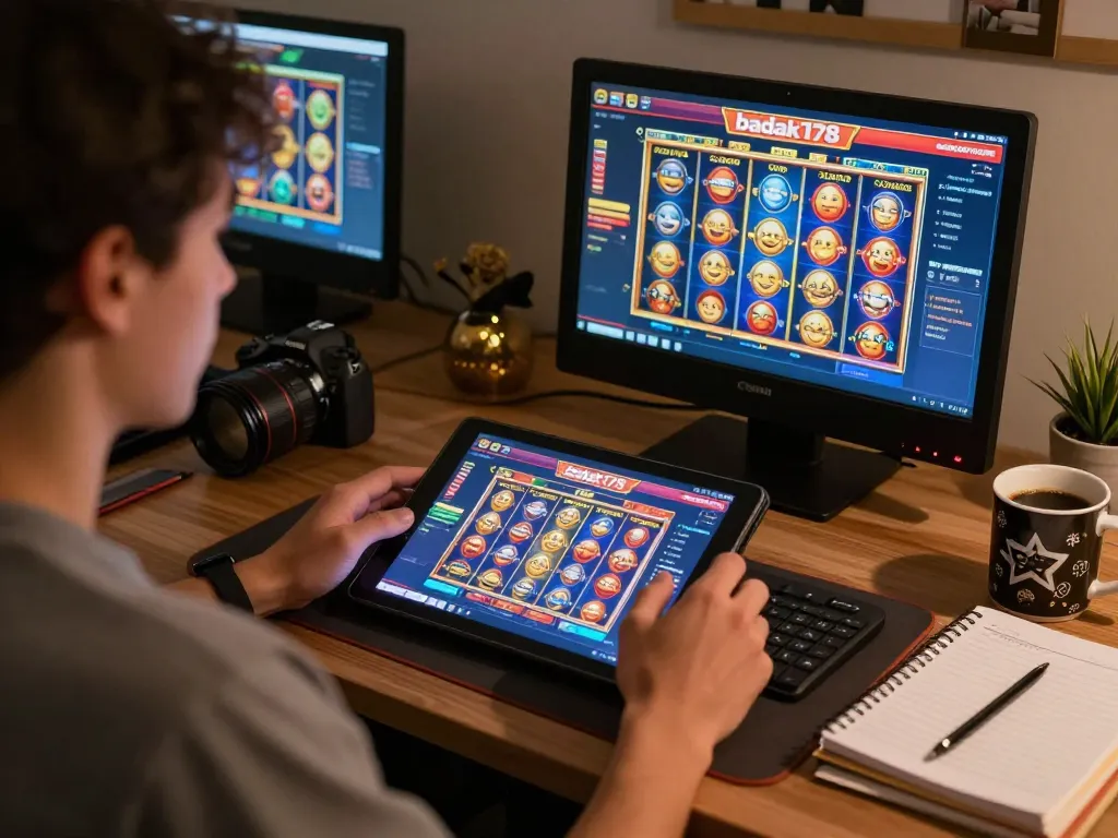 Exciting gameplay at badak178 casino app, highlighting immersive online gambling environment.