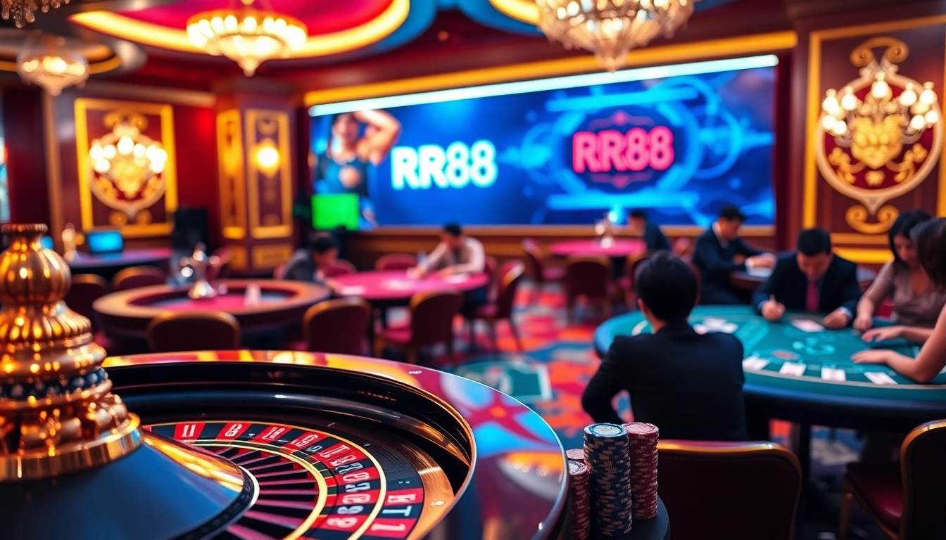 Experience the excitement of gambling at trang chủ rr88 with stunning casino visuals.