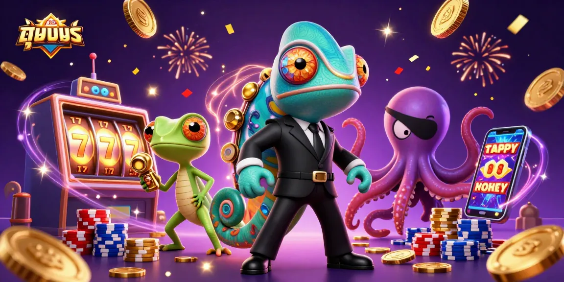 Experience ดูหนังใหม่ with thrilling casino action showcasing vibrant slot machines and dynamic characters.