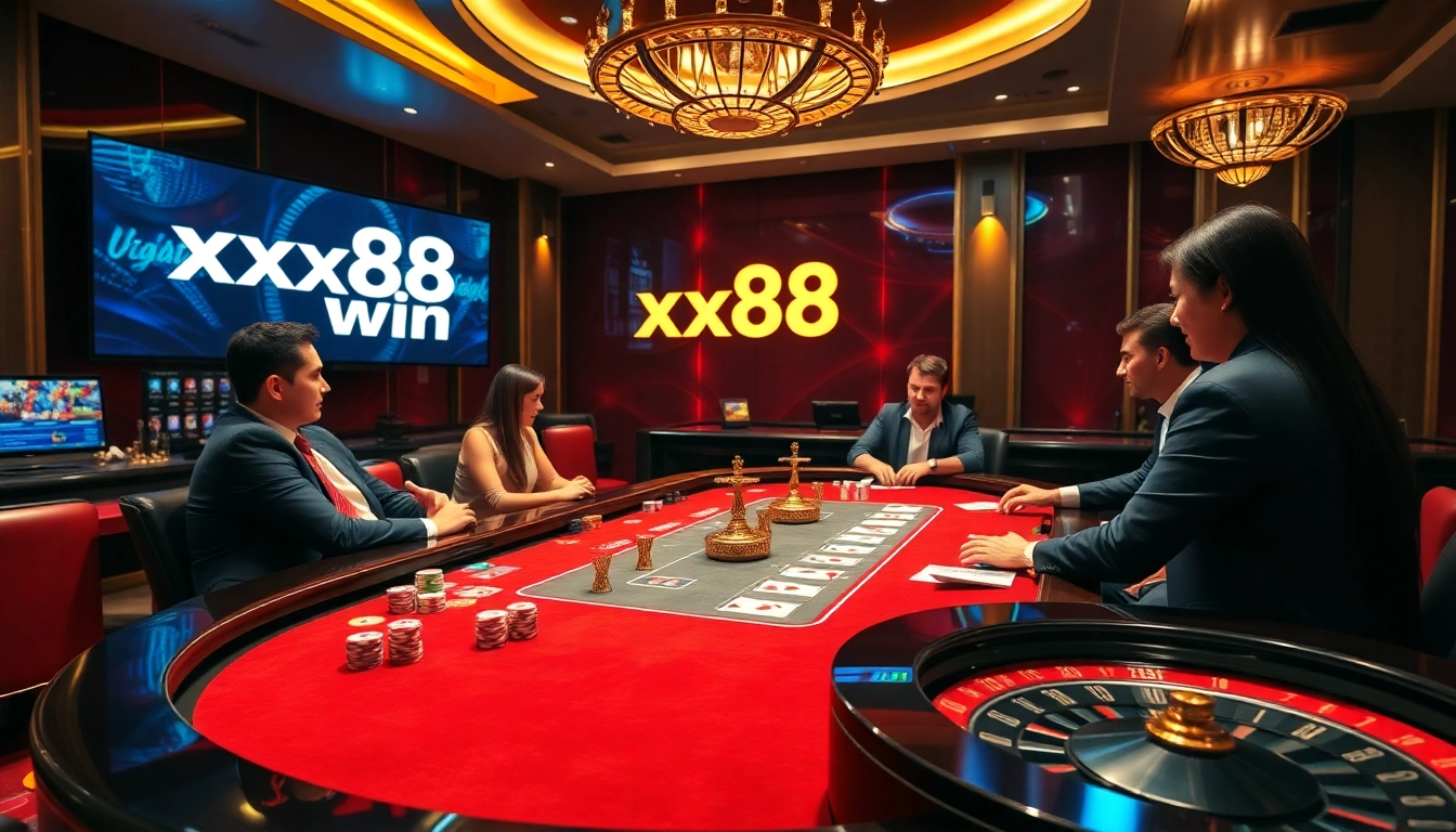 Experience the thrill of gameplay at xx88 win with stylish poker chips and action-packed tables.