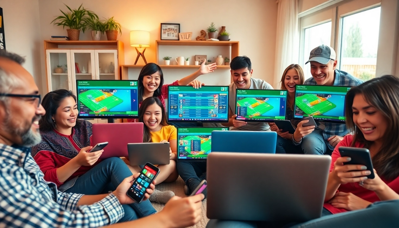 Menschen genießen Online-Wetten bei 79king hn in einer gemütlichen häuslichen Umgebung