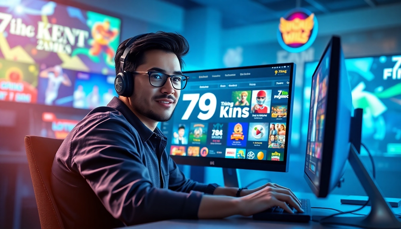 Interfaz de juego atractiva para 79king hn con visuales vibrantes y promociones.