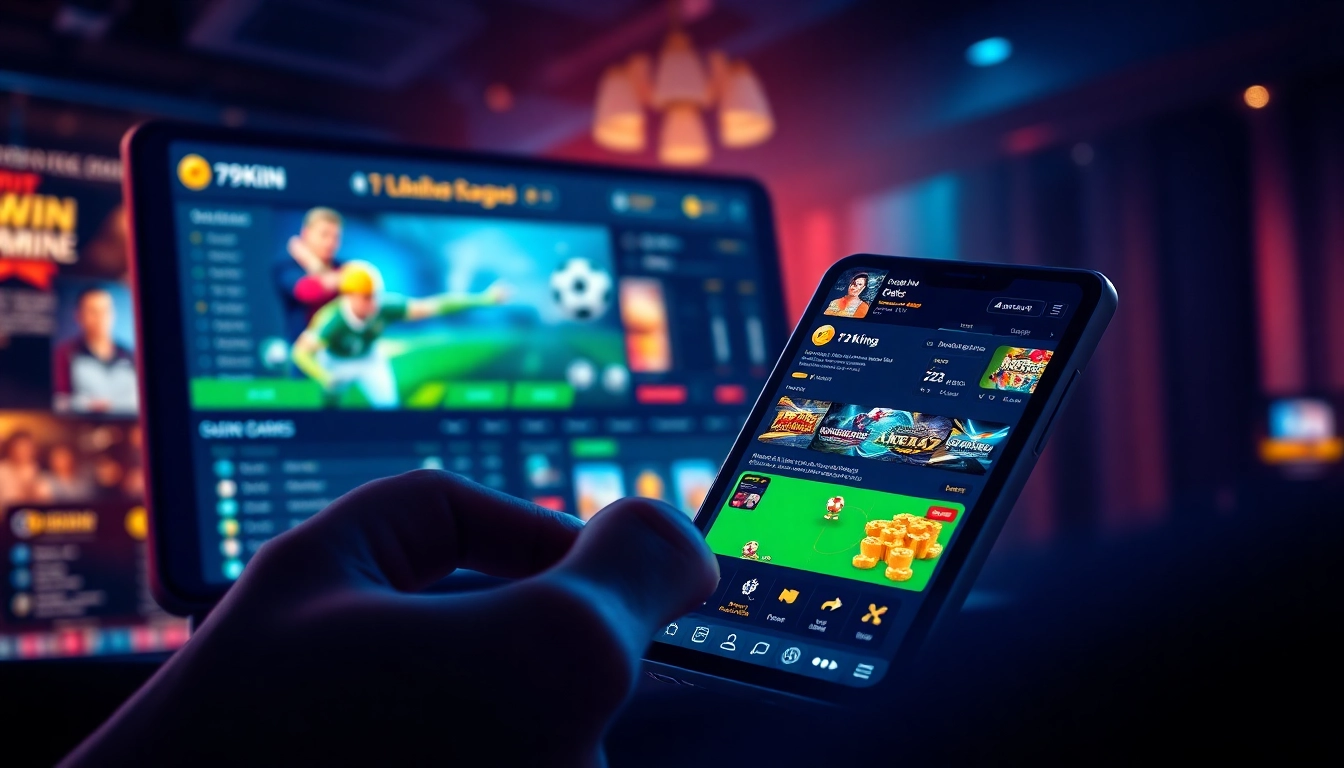 Interactive gaming experience on 79king hn with vibrant visuals and high odds.