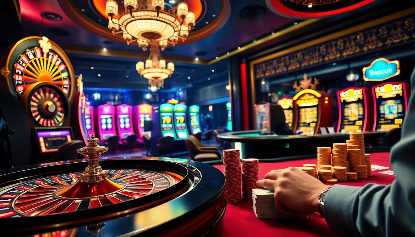 Experience thrilling gameplay at https://mm88.vegas/ with vibrant casino elements and professional poker tables.