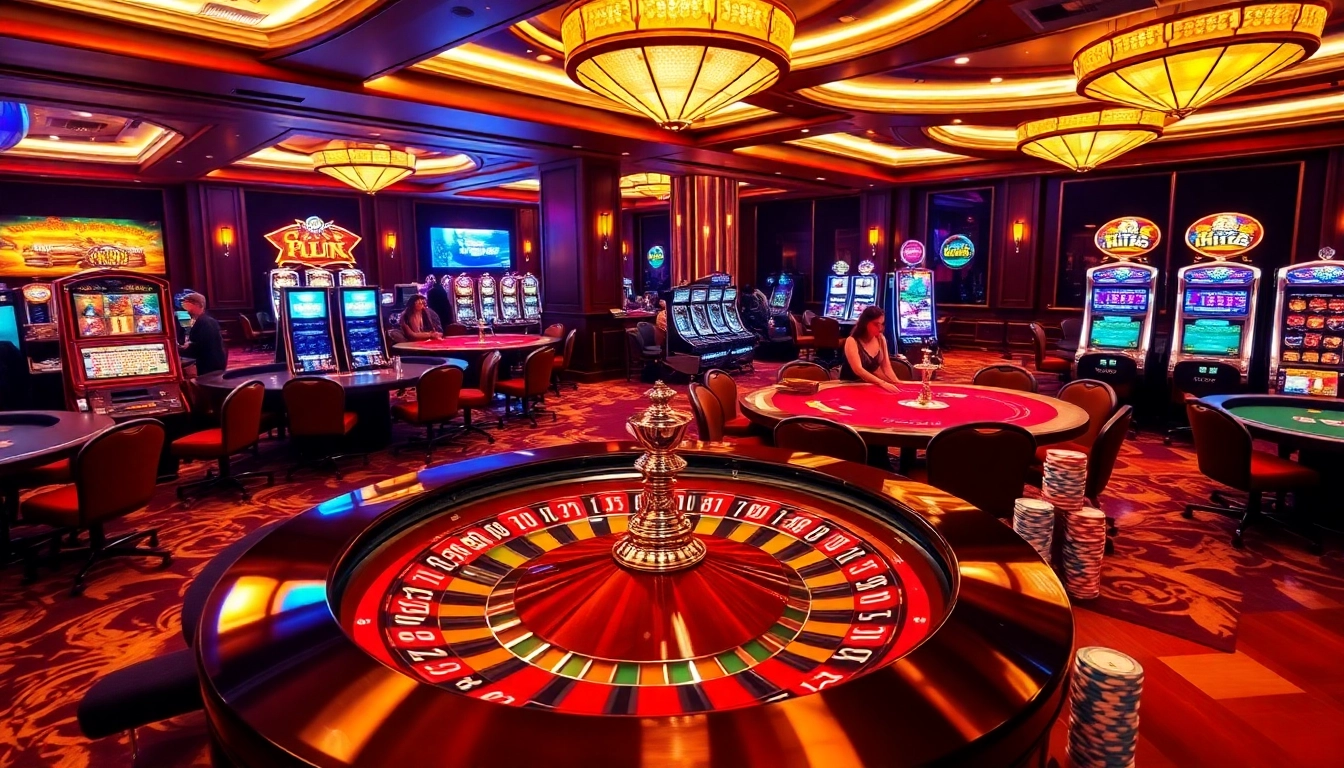 Playing games in the luxurious Hi88 VIP casino room with poker chips and roulette.