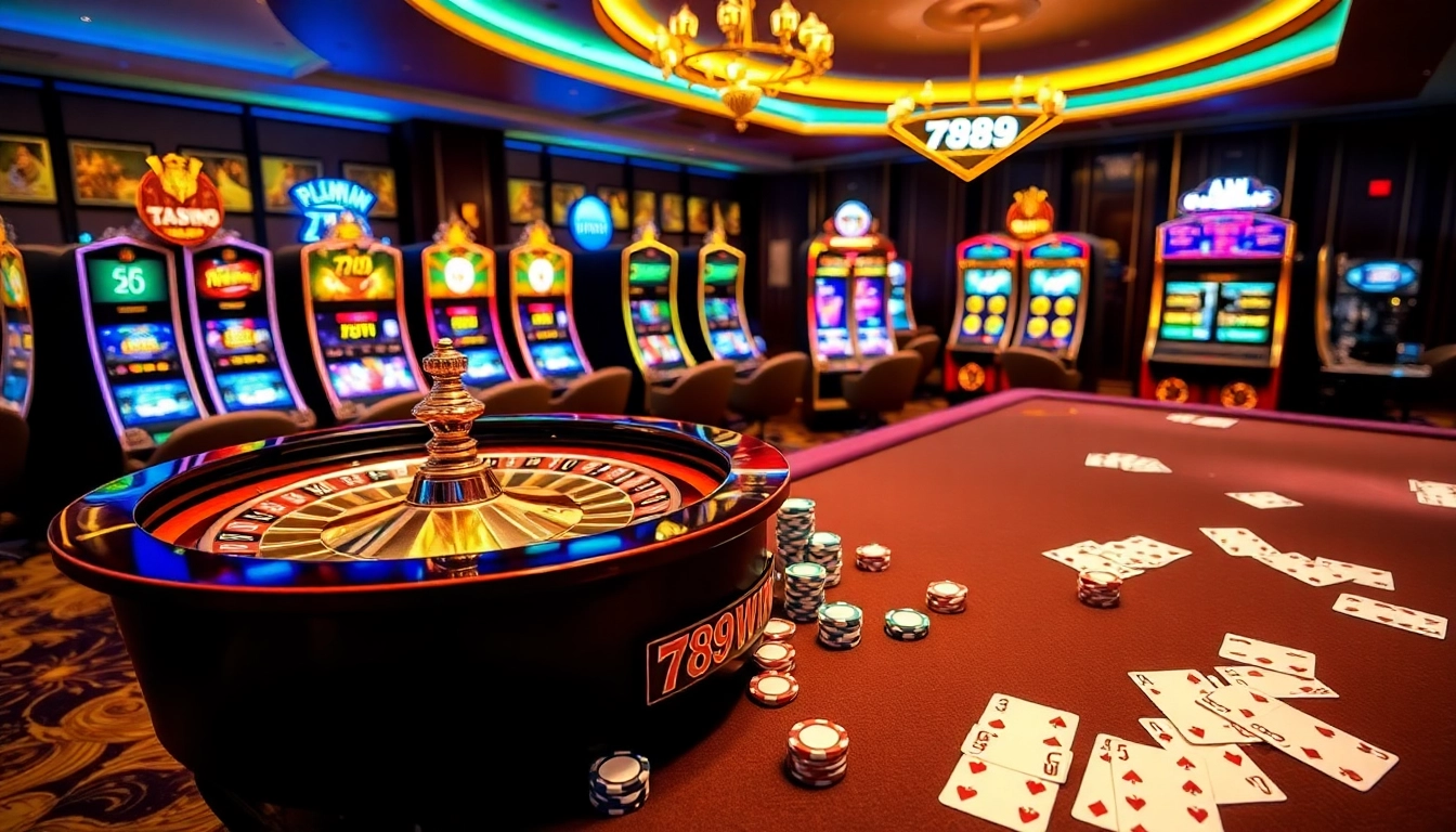 Experience the thrill of gambling at 789 win casino with roulette and poker excitement.