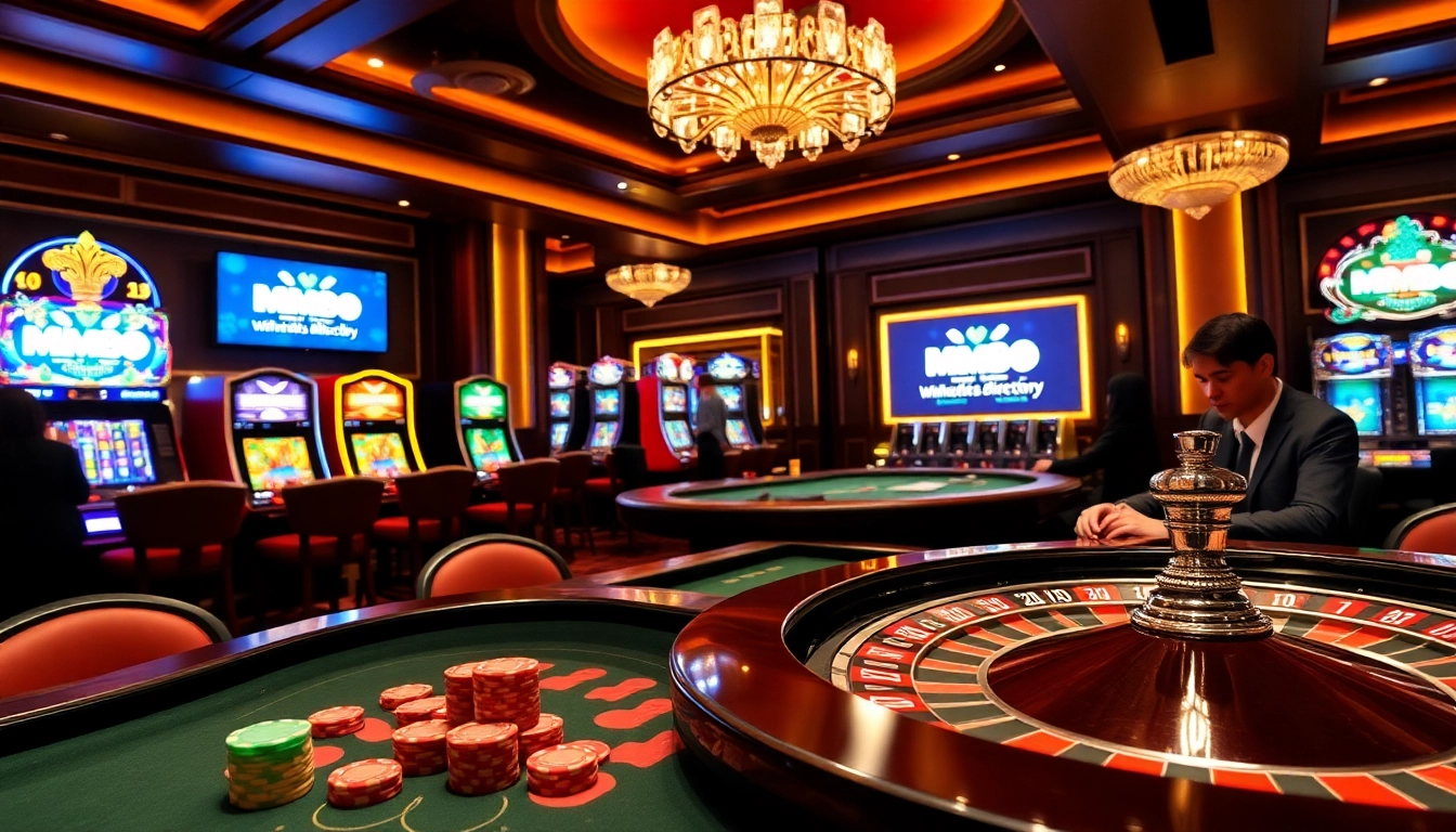 Engage in thrilling gameplay at https://mm88.directory/, featuring lively casino tables and colorful slot machines.