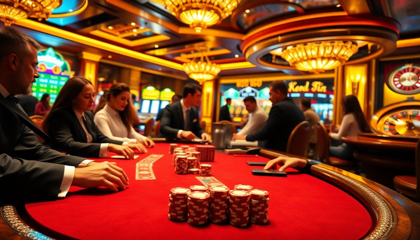 Experience high-stakes poker excitement at https://dr88.de.com/ with elegant players and vibrant casino atmosphere.