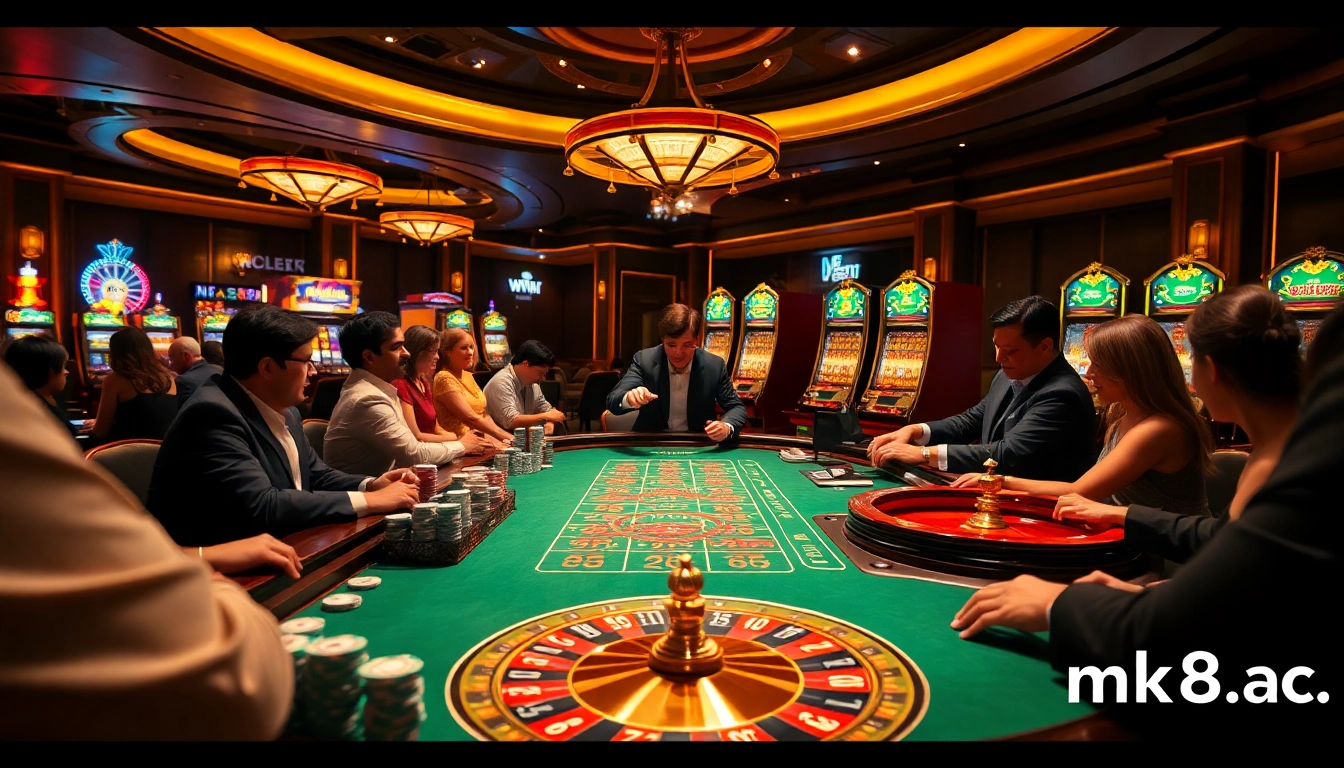 Experience the excitement of gambling at mk8.ac with vibrant casino tables and thrilling gameplay.